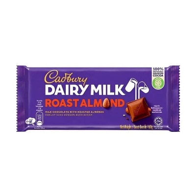 Picture of Cadburys Dairy Milk Roast Almond 130g Bar (Imported)