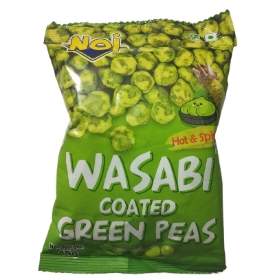 Picture of Noi Wasabi Coated Green Peas- 45gm (pack of 6 )