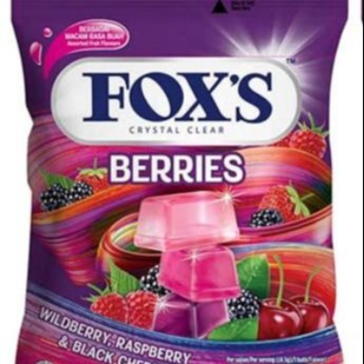 Picture of Fox's Crystal Clear Fruit Berries Candy (90Gms- Pack Of 1)