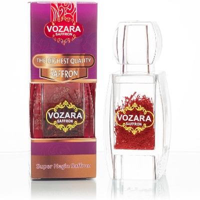 Picture of Vozara Saffron Family Pack of Super Negin 1 Grams - All Red Premium Quality (Kesar Azafran Zafaran Safron)