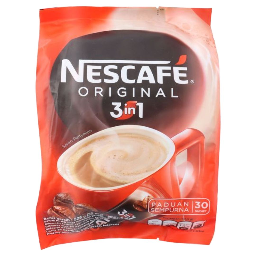 Picture of Nescafe Original 3 in1 Instant Coffee 30 Sachet 525g