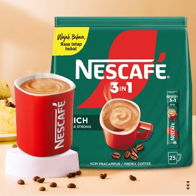 Picture of Nescafe 3 In1 Rich Premix Coffee 25 Sticks 450Gram Bag