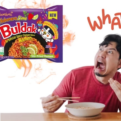 Picture of Samyang Buldak Spicy RamenHot ChickenKorean Stir-Fried Instant Noodle 5 pack  135 gm