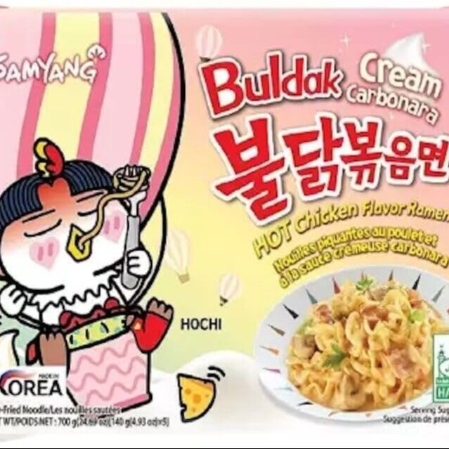 Picture of Samyang Cream Carbonara Ramen - 140 gm    1  PCS