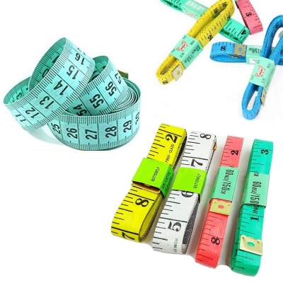 Picture of Super Tailor 1.5 Meter/ 60" Length soft plastic Ruler Tailor Cloth Measure Tape for medical student/Tailor- 6 piece(Imported)  6 Colors
