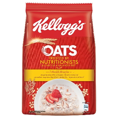 Picture of Kellogg's Oats Rolled Oats High in Protein and Fibre Low in Sodium 400g Pack
