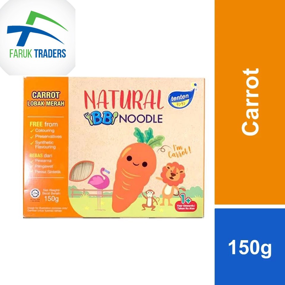 Picture of Tenten Natural Baby Noodle Carrot 150g