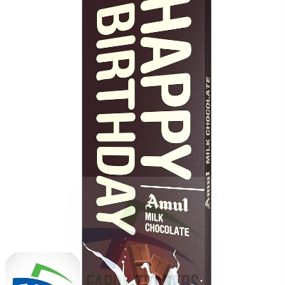 Picture of Amul Milk Chocolate - Happy Birthday150 Gm