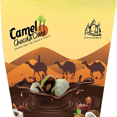 Picture of Dates Palace Sweets Camel Chocolate Dates 400gm