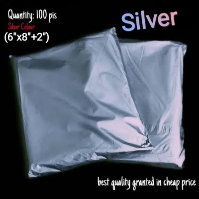 Picture of (6x8+2) inch 100 Pcs Courier poly bag/Parcel poly bag/Mailer poly bag