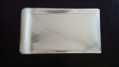 Picture of (3" x 4") 100 pcs crystal cellophane poly bag for packaging material with adhesive