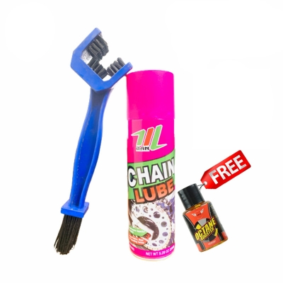 Picture of BAN Chain Lube and Chain Cleaning Brush Combo with Free Octane Booster for Motorcycle