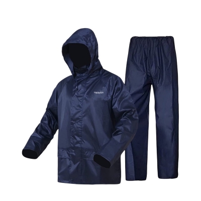 Picture of Raincoat for Bike Riders Single Part Light Weight with Carry Bag Brand Happylon