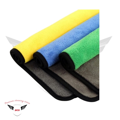 Picture of Microfiber towel 30*40cm long 400gsm thick Color Green Blue Yellow