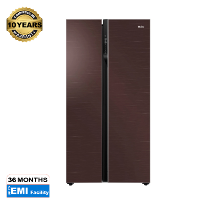 Picture of Haier 600 Liter No Frost Side-by-Side Refrigerator  (HRF-622ICG)
