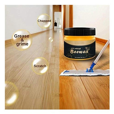 Picture of Mintiml Beewax Wood Polish Polisher Polishing Compound Wax Floor Seasoning Furtniture Wrap Care Magic Repair Traditional All-Purpose Wood