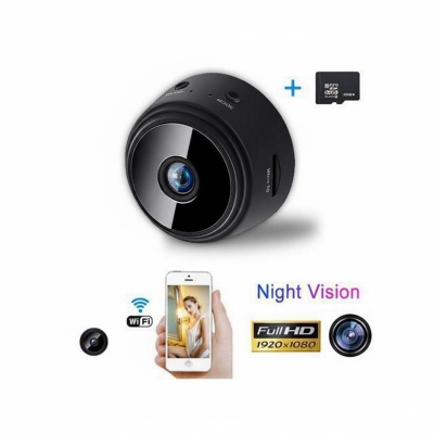 Picture of A9 IP WIFI Camera  Wireless Home Security Night Vision with Voice Video Recorder(64GB)
