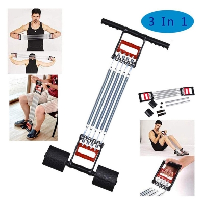 Picture of 3 In 1 Tummy Trimmer Ab Exerciser With Chest Expander And Hand Grip Home Fitness Equipment Muscle Training - Gym Equipment