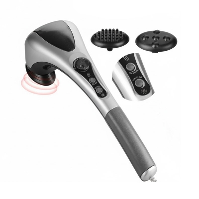 Picture of Double Head Electric Full Body Massage Hammer with Heat Far Infrared Portable