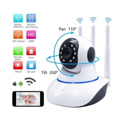 Picture of WIFI IP Camera Three Antena Doll Shape with Lan Port New (128GB)