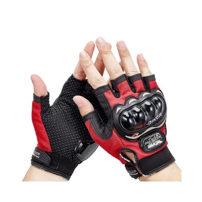 Picture of PRO BIKER Half Fingered Hand Gloves/Riding Gloves -Multicolor