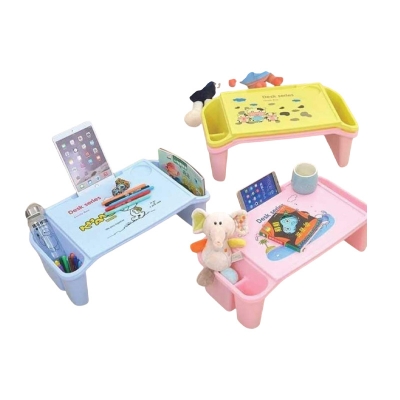 Picture of Children Learning Plastic Bed Table Baby Student Desk Reading And Writing Storage Table