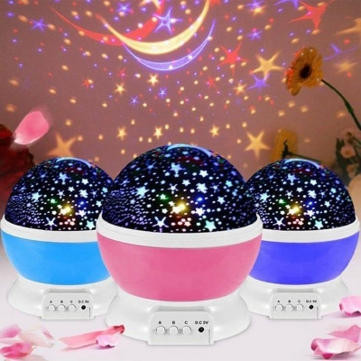 Picture of Star Master I iFlashDeal Moon Lamp 360° Rotating Starry Sky Light LED Table Lamp Sky Projector Night Lamp Light for Children Room Decor Gifts Festival
