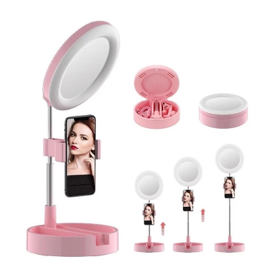 Picture of Live Makeup Multipurpose Desk Lamp with Mirror Phone Holder