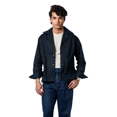 Picture of Salvatore Navy Oversized Safari