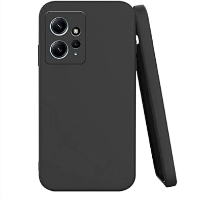 Picture of redmi note 12 black back cover