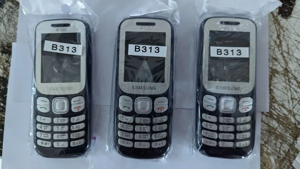 Picture of original Samsung Metro B313 Full Body Casing ( Deep blue ) +white Samsung B313e Casing