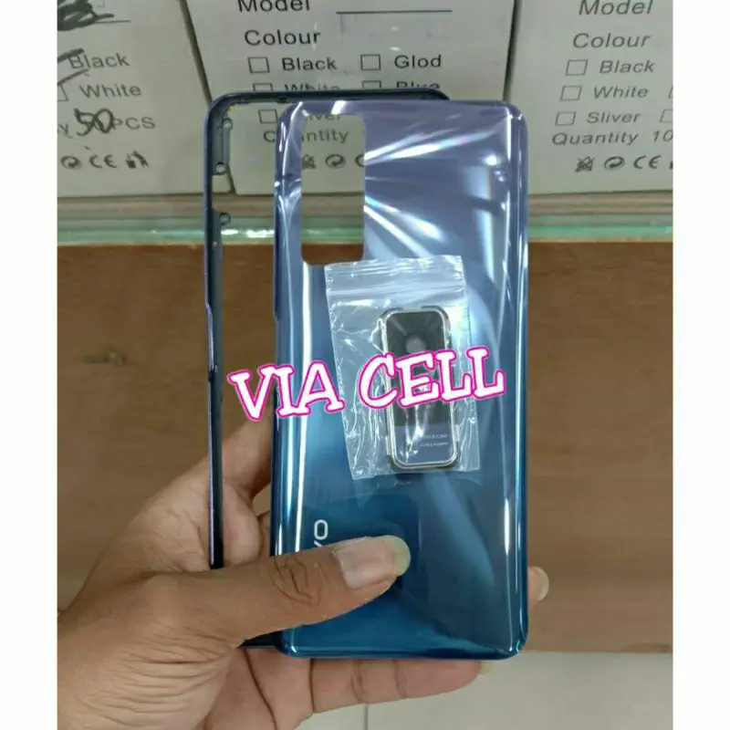 Picture of Vivo Y51a - Y51 2020 ( Glass ) Back Shell / Back Panel / Battery Cover 100% Original Back Panel / Back Glass for Vivo Y51a - Y51 2020