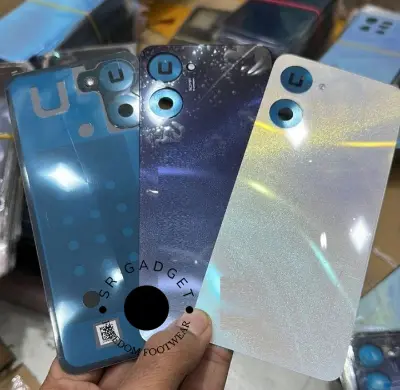 Picture of Replacement Backshell Panel + midel frame for Realme C33 Battery Back Door Back panel