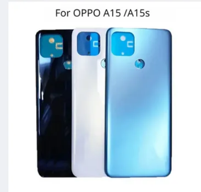Picture of Back Casing Kesing  BEZEL OPPO A15 | A15S / Back shell/ back panel/Battery cover door/100% Orginal   BEZEL OPPO A15 | A15S