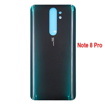 Picture of For Xiaomi Redmi Note 8 Pro Middle Frame Supporting Plate Housing Frame Bezel+Battery Back Cover Glass+Camera Lens Replace Original