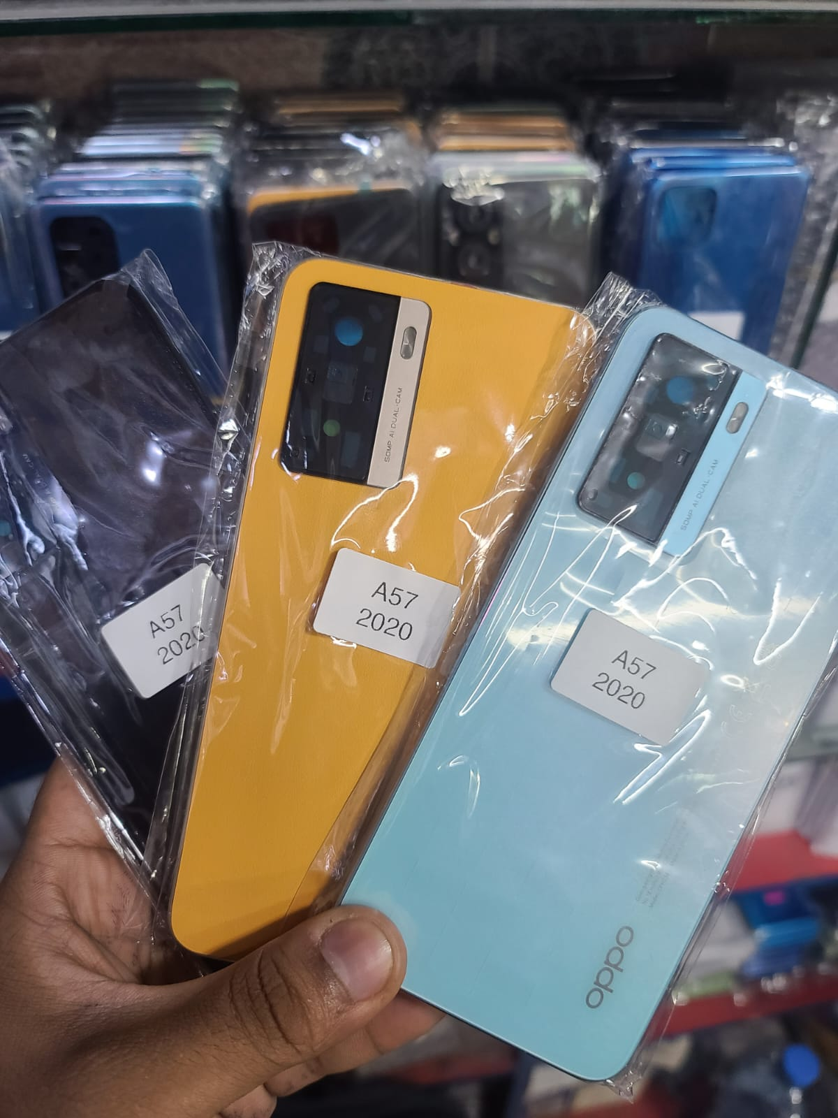 Picture of OPPO A77S CPH2473 A57 2020 Back Shell / Back Panel / Battery Cover 100% Original Back Panel / Back Glass for Oppo A38 2020