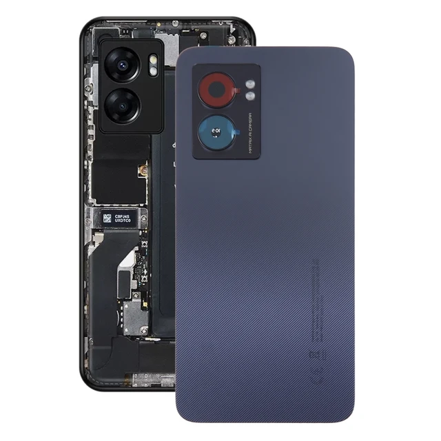 Picture of For Realme Narzo 50 5GBattery Cover Door Back Housing Rear Case For Realme Narzo 50 5G Battery Door Replacement Parts+Camera Lens