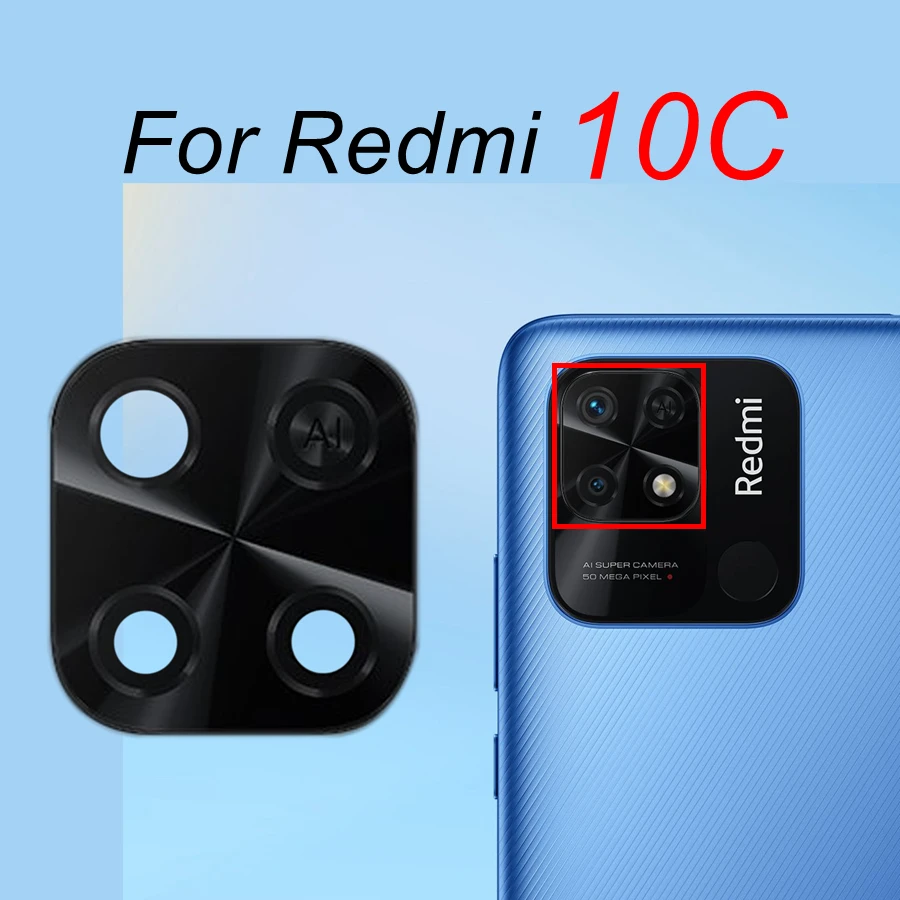 Picture of Back Camera Glass Lens Camera Lens for Xiaomi Redmi 10C 4G