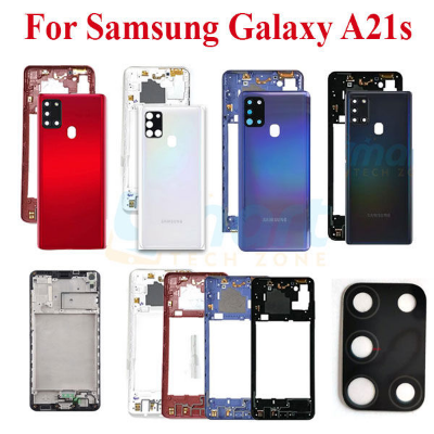 Picture of Replacement Backshell Glass Panel for  SAMSUNG GALAXY A21S  Backshell Battery Back Door Housing-100% Original