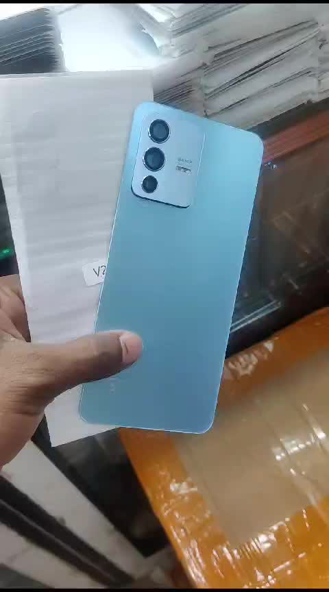 Picture of Original For Vivo V23 Pro Battery Cover Door Back Housing Rear Case For v23 pro V2312 Battery Door Replacement Parts+Camera Lens