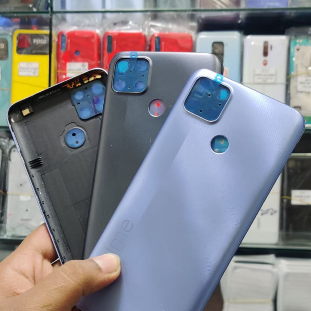 Picture of Realme C25Y - ( Plastic ) Back Shell plus frame / Back Panel / Battery Cover / Back Door / Back Replacement Part
