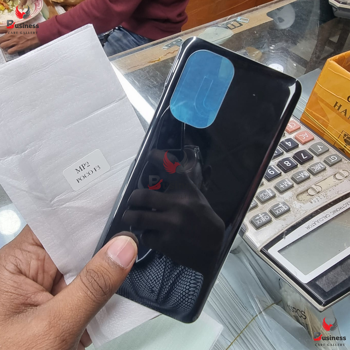 Picture of Replacement Backshell Glass Panel for Xiaomi Poco F3 Battery Back Door Housing