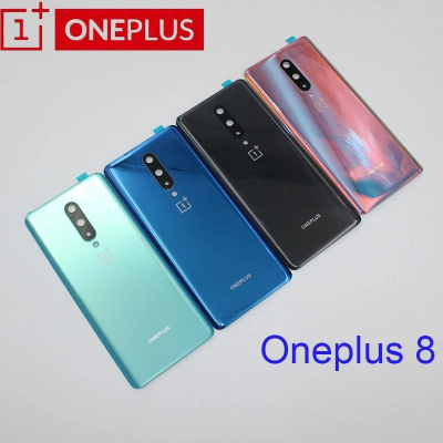 Picture of original Back Panel Cover for OnePlus 8 back part mobile phone