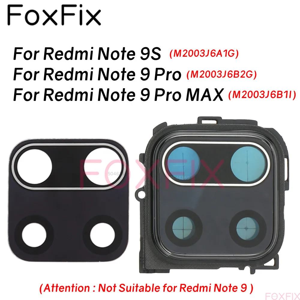 Picture of Back Camera Glass Lens Camera Lens for Xiaomi Redmi Note 9