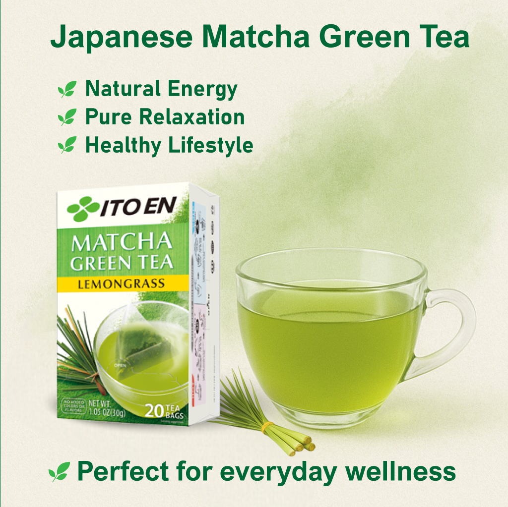 Picture of ITOEN Matcha Green Tea Lemongrass – Premium Japanese Matcha Green Tea, Refreshing & Healthy (30g)