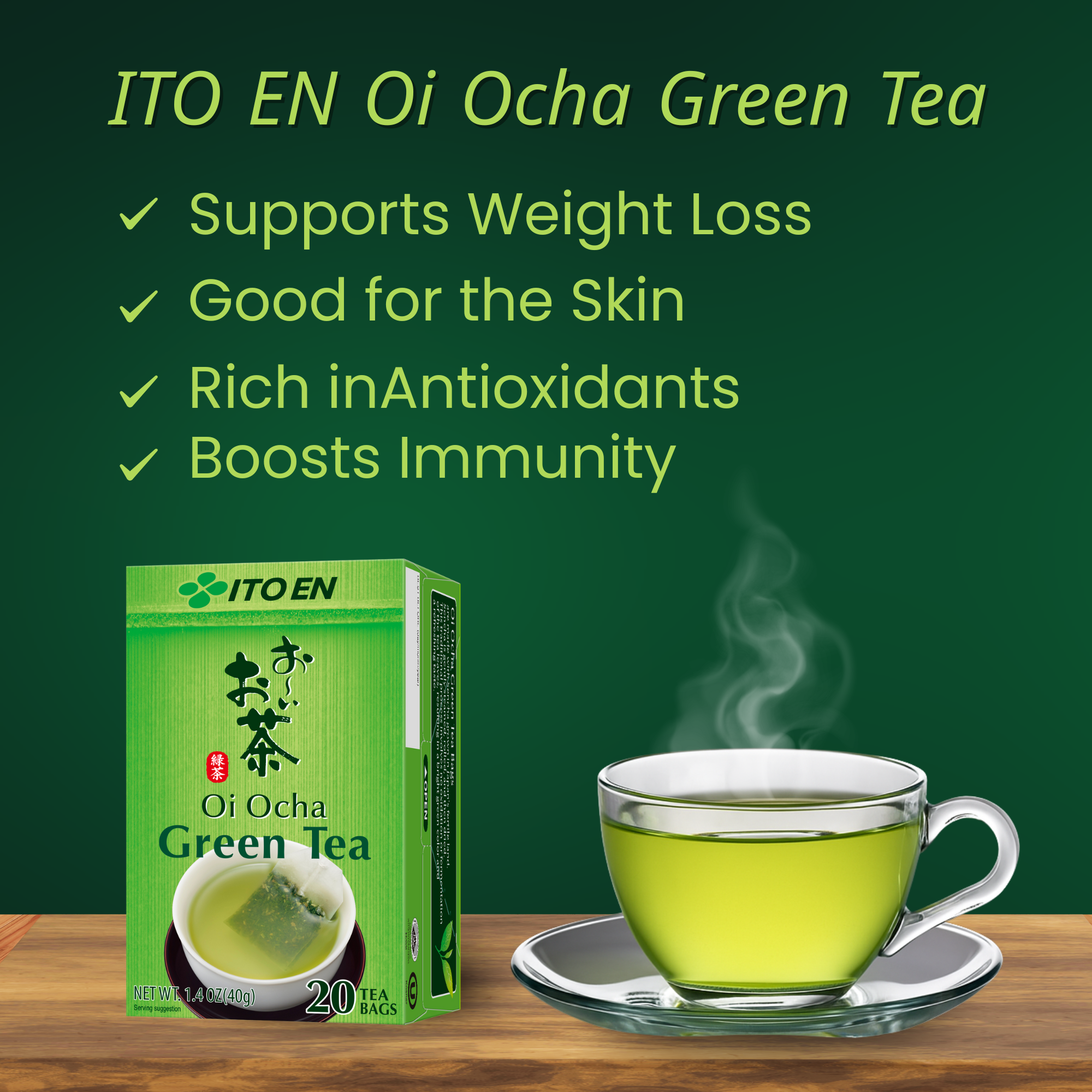 Picture of ITOEN Oi Ocha Green Tea – Japanese Premium  Green Tea (40g)