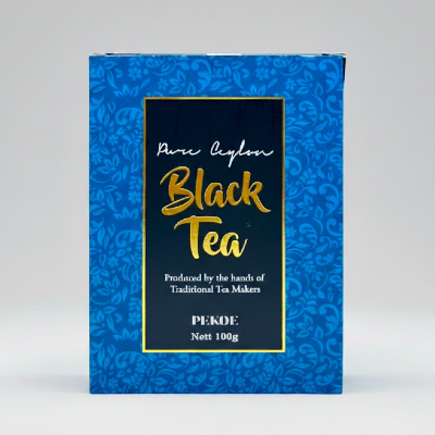 Picture of Bluefield Pure Ceylon Black Tea PEKOE – Premium Black Tea – 100g Pack