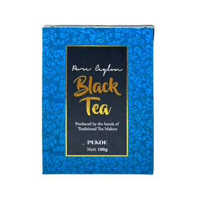 Picture of Bluefield Pure Ceylon Black Tea PEKOE – Premium Black Tea – 100g Pack