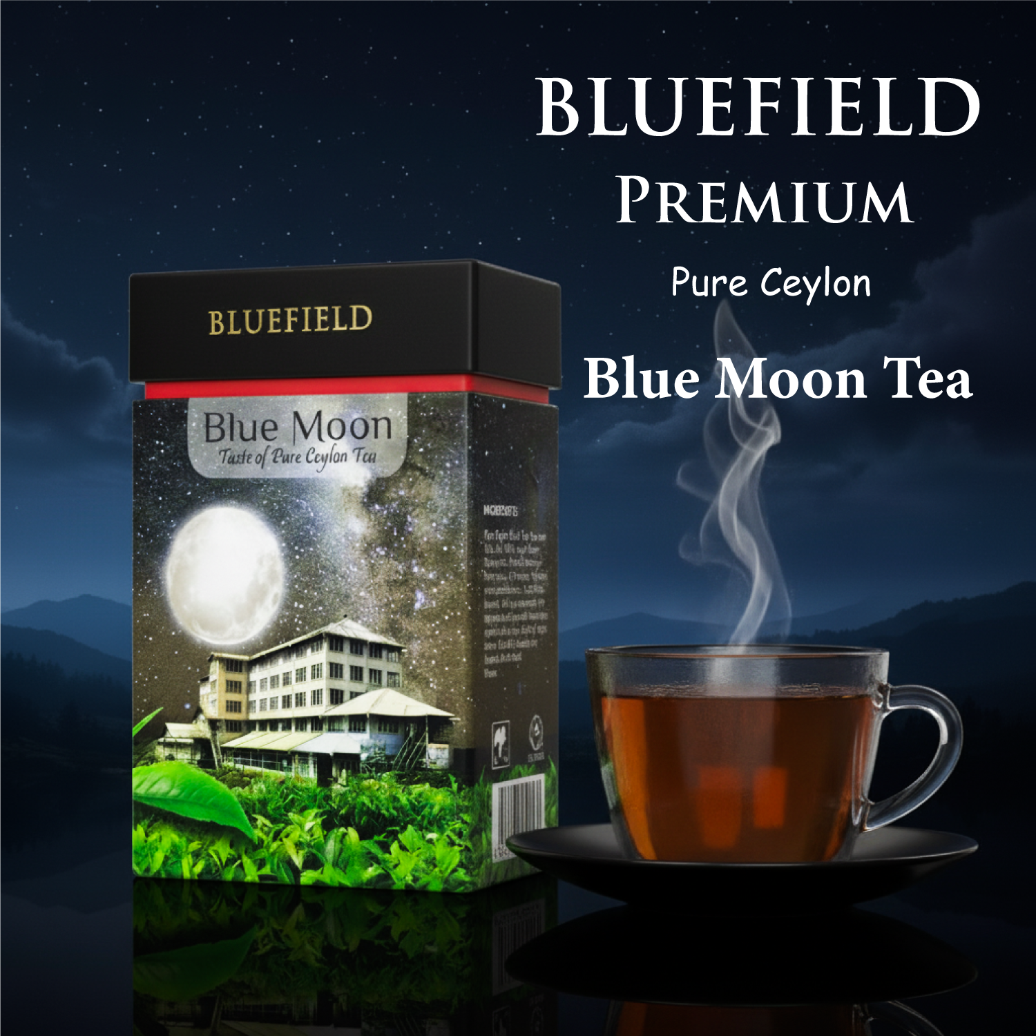 Picture of Bluefield Blue Moon Pure Ceylon Tea – Premium Quality Black Tea - 100g