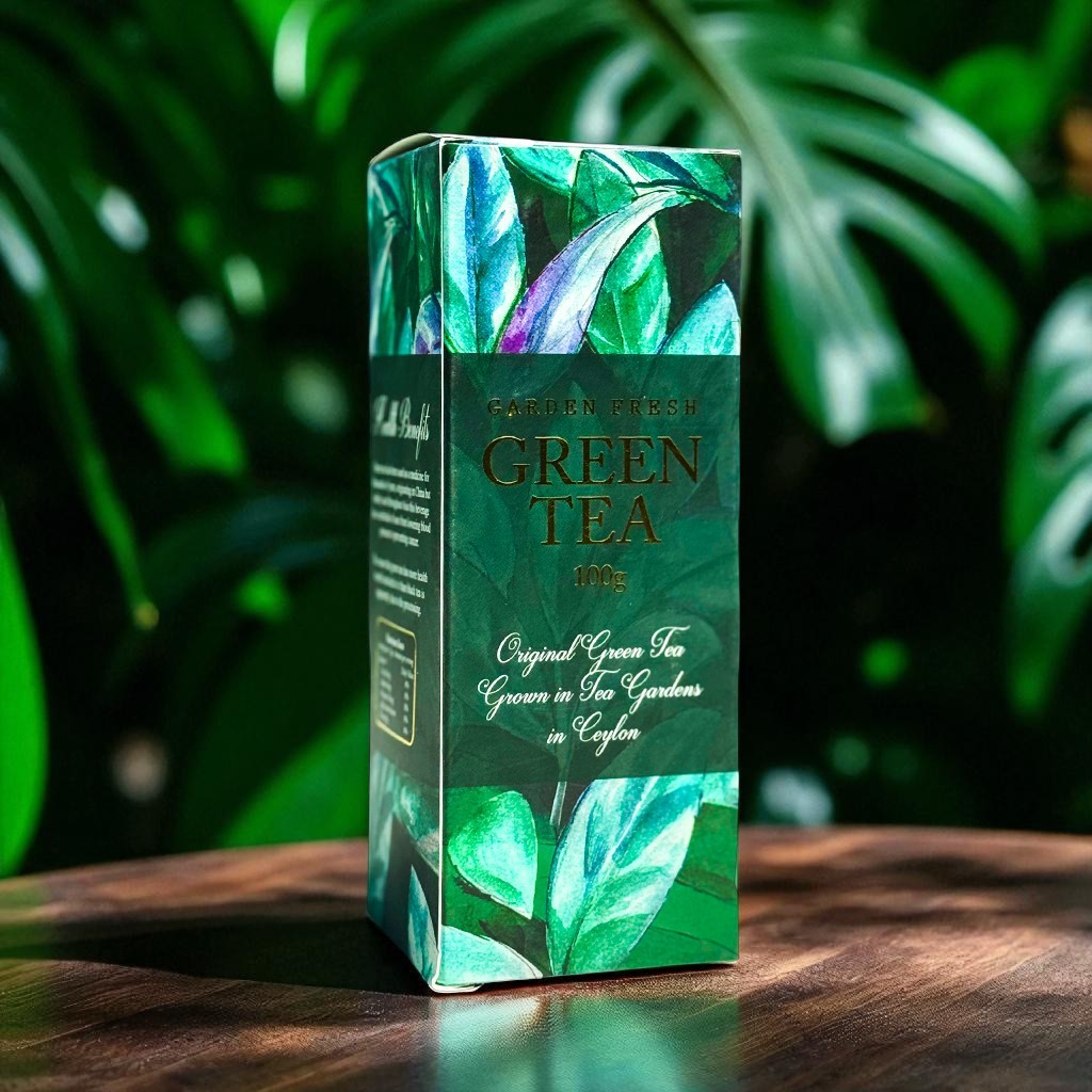 Picture of Bluefield Garden Fresh Green Tea – 100g Premium Ceylon Green Tea